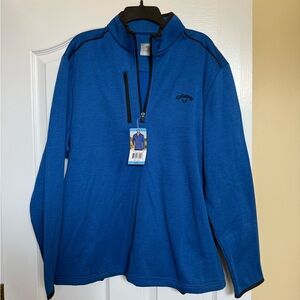 Callaway Men's Blue Quarter zip